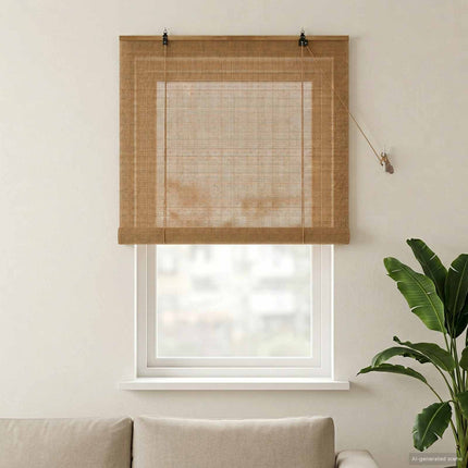 Rullgardin Brun 90 x 160 cm Bambu