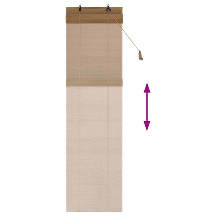 Rullgardin Brun 60 x 220 cm Bambu