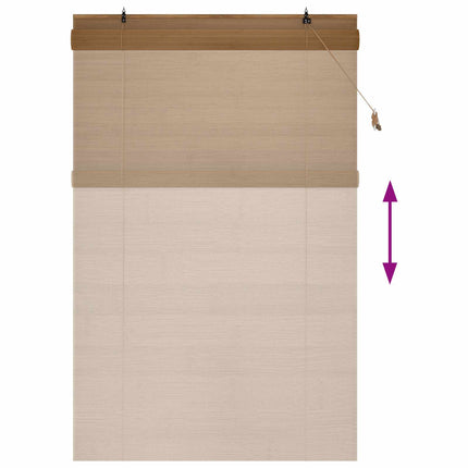Rullgardin Brun 140 x 220 cm Bambu