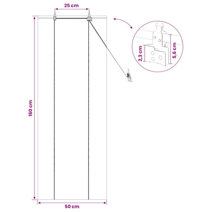 Rullgardin Naturlig 50 x 160 cm Bambu