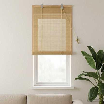 Rullgardin Naturlig 60 x 160 cm Bambu