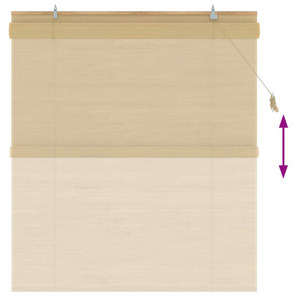 Rullgardin Naturlig 150 x 160 cm Bambu