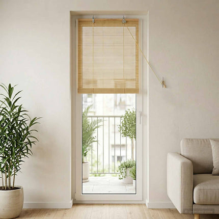 Rullgardin Naturlig 40 x 220 cm Bambu