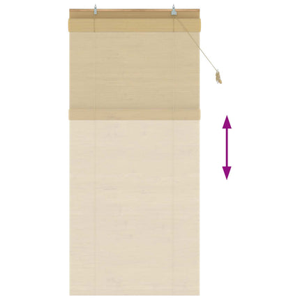 Rullgardin Naturlig 100 x 220 cm Bambu
