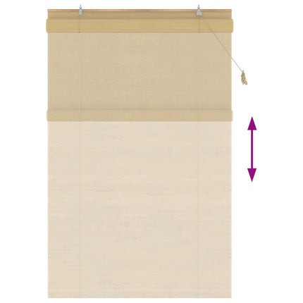 Rullgardin Naturlig 140 x 220 cm Bambu
