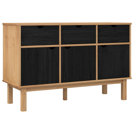 Sideboard OTTA Brun och svart 114 x 43 x 73,5 cm