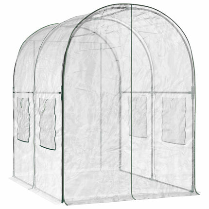 Växthus med ram 160 x 200 x 192,5 cm PVC Transparent