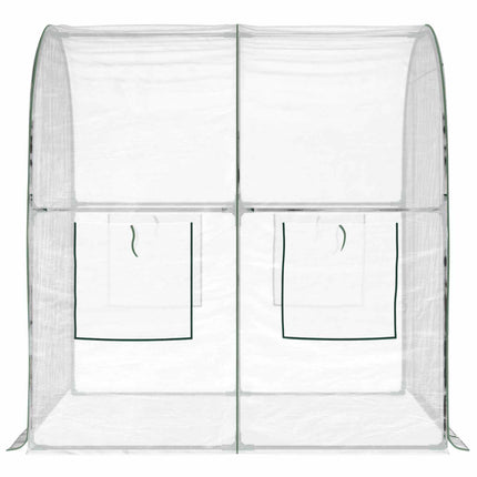Växthus med ram 160 x 200 x 192,5 cm PVC Transparent