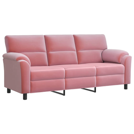 Soffset 2 st Rosa Sammet