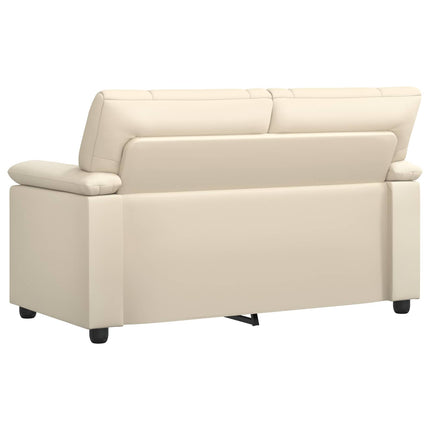 Soffa Gräddvit 151 x 85 x 93 cm Konstläder