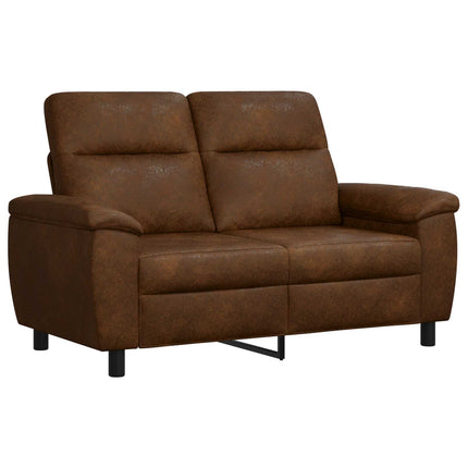 Soffa Brun 158 x 90 x 95 cm Faux Mockaläder