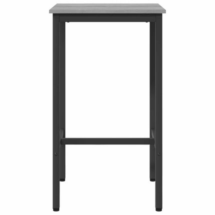 Barbord 52 x 52 x 90 cm Konstruerat trä Grå Sonoma Rektangulär