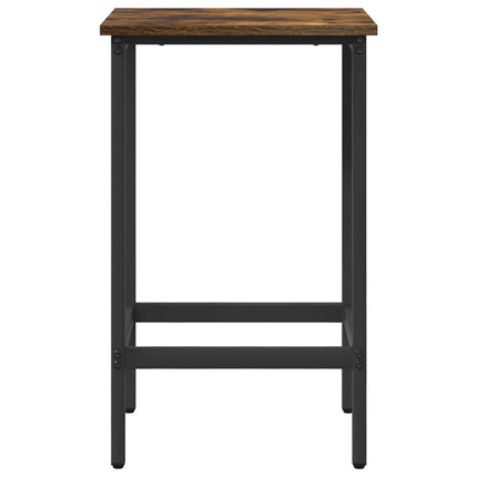 Barpall 2 pcs Rökt ek 40 x 32 x 64 cm Konstruerat trä