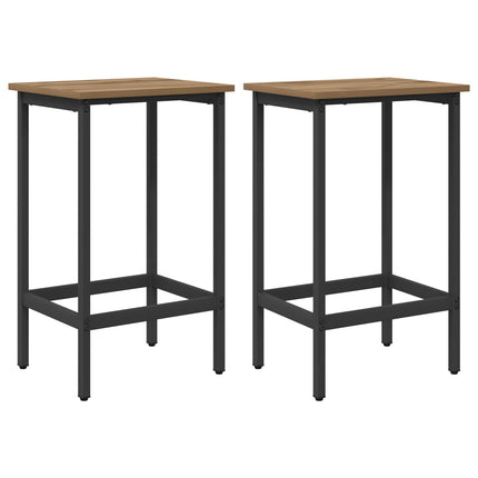 Barpall 2 pcs Artisan-ek 40 x 32 x 64 cm Konstruerat trä