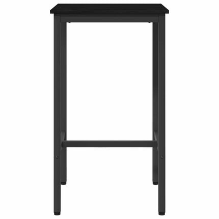 Barbord 52 x 52 x 110 cm Konstruerat trä Svart ek Rektangulär