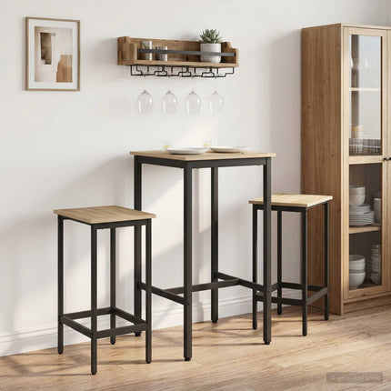 Barbord 52 x 52 x 110 cm Konstruerat trä Sonoma-ek Rektangulär