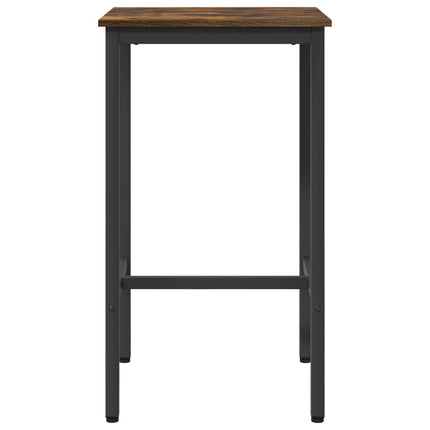 Barbord 52 x 52 x 110 cm Konstruerat trä Rökt ek Rektangulär