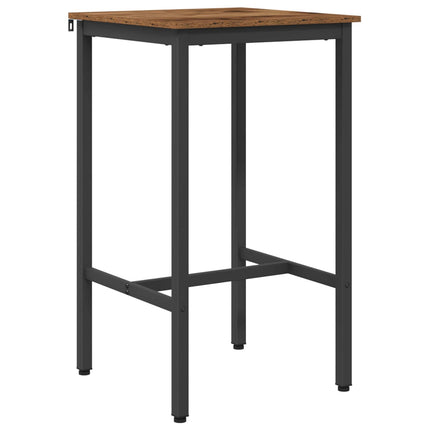 Barbord 52 x 52 x 110 cm Konstruerat trä Gammalt trä