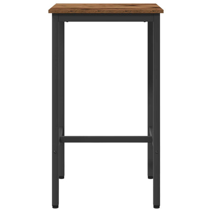 Barbord 52 x 52 x 110 cm Konstruerat trä Gammalt trä