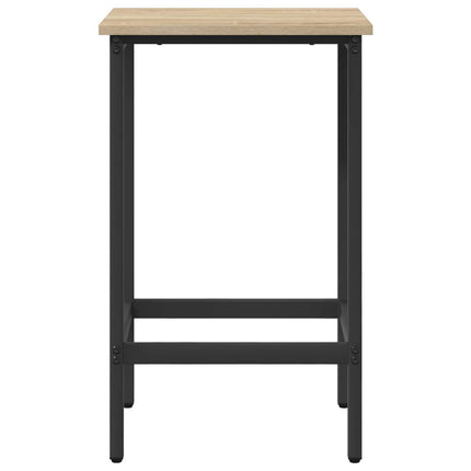 Barpall 2 st Sonoma-ek 40 x 32 x 74 cm Konstruerat trä