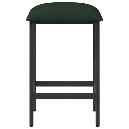 Barpall 2 pcs Mörkgrön 40 x 32 x 64 cm Konstruerat trä