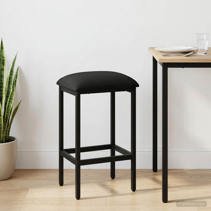 Barpall Svart 40 x 32 x 74 cm Konstruerat trä
