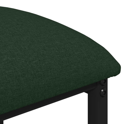 Barpall 2 pcs Mörkgrön 40 x 32 x 74 cm Konstruerat trä