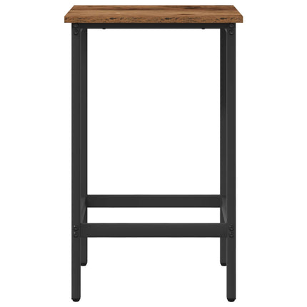Barpall 2 st Gammalt trä 40 x 32 x 64 cm Konstruerat trä