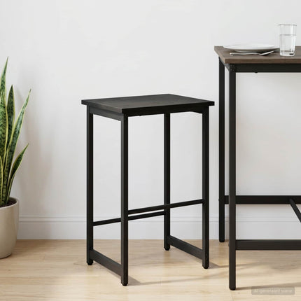 Barpall Svart ek 40 x 32 x 74 cm Konstruerat trä