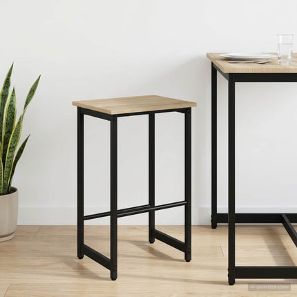 Barpall Sonoma-ek 40 x 32 x 74 cm Konstruerat trä