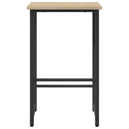 Barpall 2 pcs Sonoma-ek 40 x 32 x 74 cm Konstruerat trä