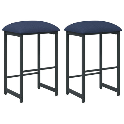 Barpall 2 st Blå 40 x 32 x 64 cm Konstruerat trä