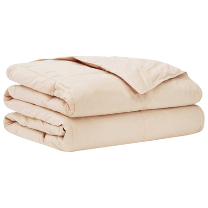 Sommar Duvet Beige 200 x 220 cm 100% Naturlig Kapok