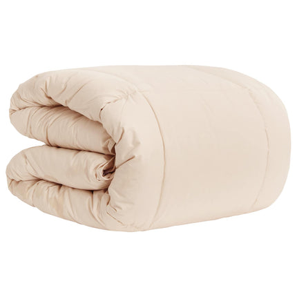 Full Års-Duvet Beige 200 x 220 cm 100% Naturlig Kapok