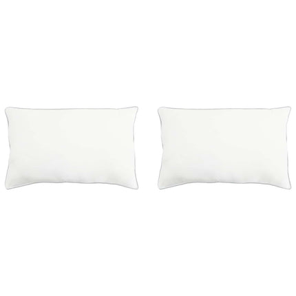 Kudde 2 pcs Vit 50 x 75 cm Bambufiber