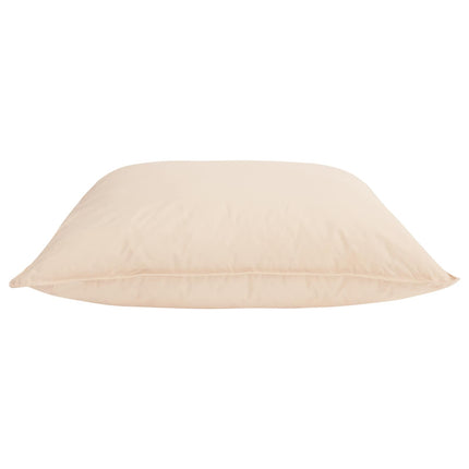 Kudde 2 pcs Beige 50 x 70 cm Kapok Fiber