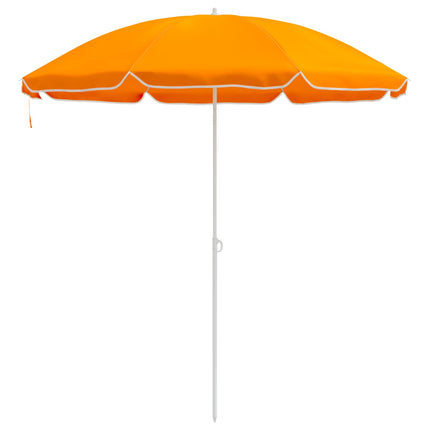 Trädgårdsparasol 240 cm 170T polyester Orange
