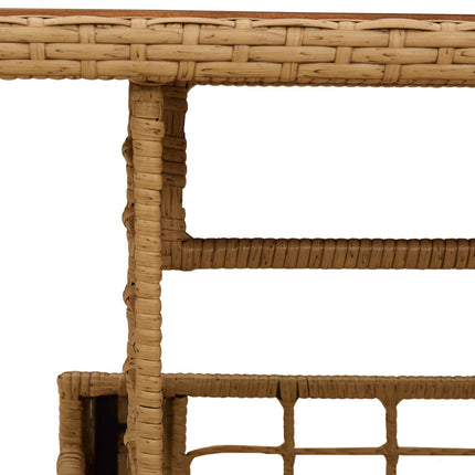 Trädgårdshöjande bord Naturlig 100 x 55 x 37 cm