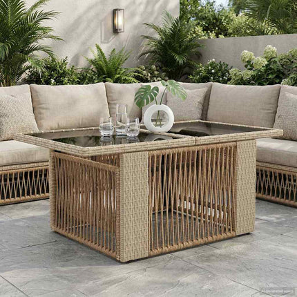 Trädgårdshöjande bord Beige 100 x 55 x 37 cm