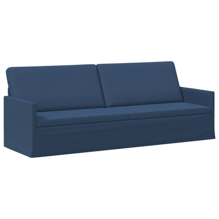 3-sitssoffa Blå 220 x 81 x 82 cm Tyg