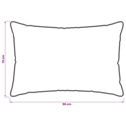 Täckeset 2 st 135 x 220 cm 250 gsm Naturlig Kapok Beige