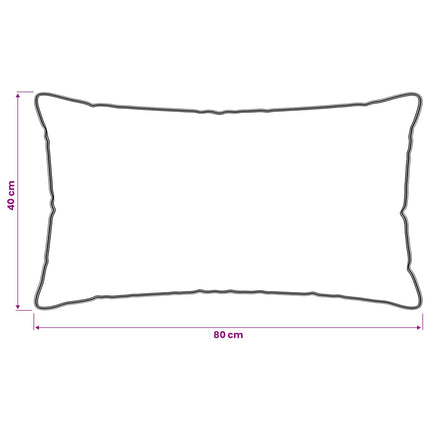 Täckeset 2 st 140 x 220 cm Kapok och Polyester Beige