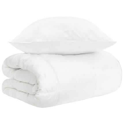 Täckeset 3 st Vit Bambufiber