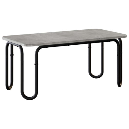 Kaffeebord Betonggrå 100 x 50 x 45 cm Konstruerat trä