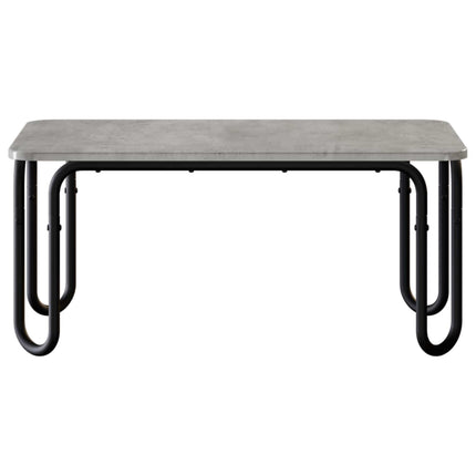 Kaffeebord Betonggrå 100 x 50 x 45 cm Konstruerat trä
