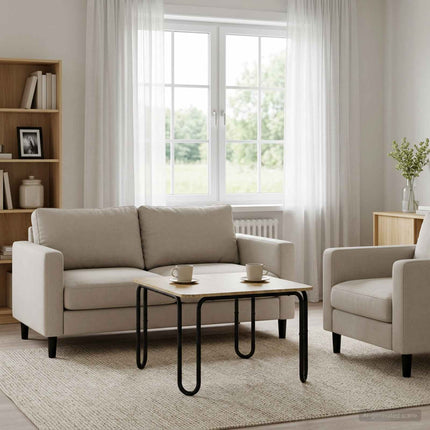 Kaffeebord Sonoma-ek 79,5 x 79,5 x 45 cm Konstruerat trä