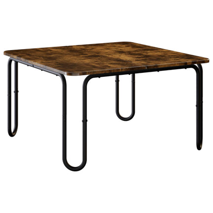 Kaffeebord Rökt ek 79,5 x 79,5 x 45 cm Konstruerat trä