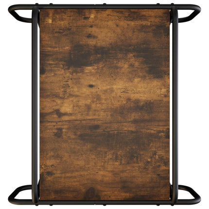 Kaffeebord Rökt ek 50 x 50 x 51 cm Konstruerat trä