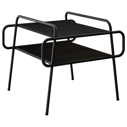 Kaffeebord Svart ek 60 x 60 x 51 cm Konstruerat trä