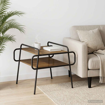 Kaffeebord Artisan-ek 60 x 60 x 51 cm Konstruerat trä